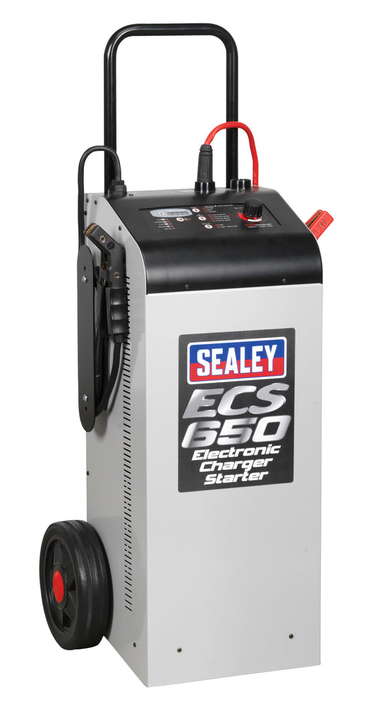 Sealey Electronic Charger Maintainer/Starter 100/650A 12/24V ECS650
