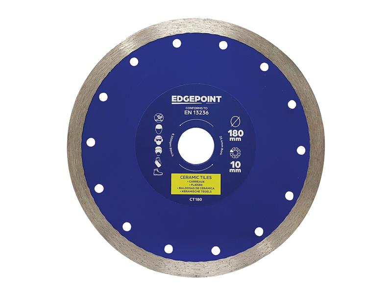 EdgePoint CT180 Tile Cutting Diamond Blade 180mm EDGDBCT180