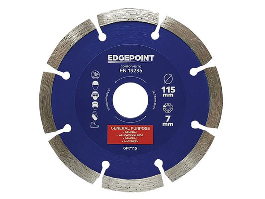 EdgePoint GP7115 General-Purpose Diamond Blade 115mm EDGDBGP7115