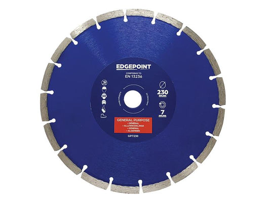 EdgePoint GP7230 General-Purpose Diamond Blade 230mm EDGDBGP7230