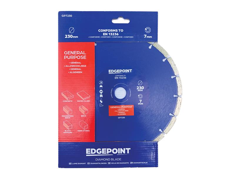EdgePoint GP7230 General-Purpose Diamond Blade 230mm EDGDBGP7230