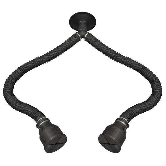 Sealey Twin Pipe 1.65m Exhaust Extractor Hose for EFS/93 EFS/93TP