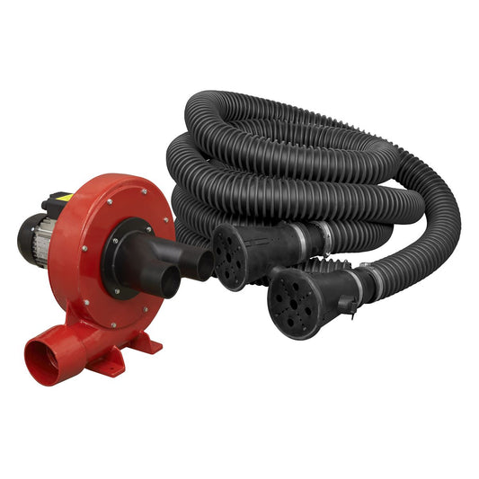 Sealey Exhaust Fume Extraction System 230V - 370W - Twin Duct EFS102
