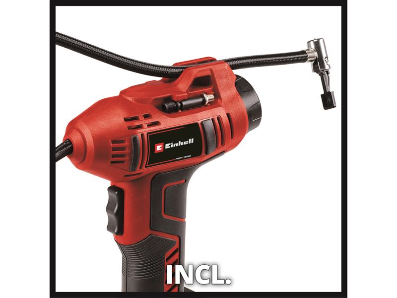 Einhell Li-Solo Power X-Change Car Air Compressor 18V Bare Unit EINCECC18LIN