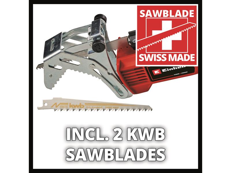 Einhell Pruning Saw 18V Bare Unit Li-Solo Power X-Change Cut 80/100 EINGEGS18N