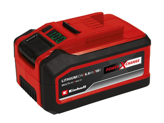 Einhell Power X-Change Multi-Ah Battery 18V 4-6Ah Li-ion EINPXBAT6