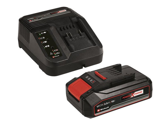 Einhell Power X-Change Battery & Charger Starter Kit 18V 1 x 2.5Ah Li-ion EINPXSTKIT25