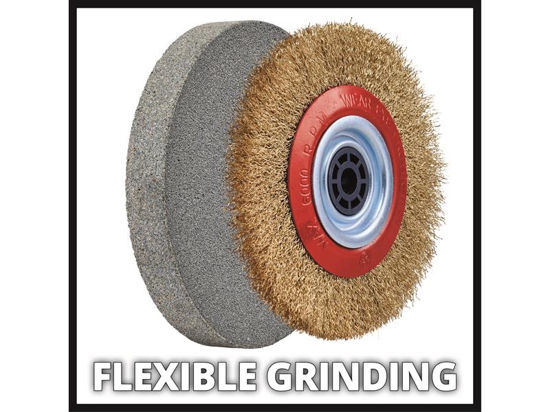 Einhell Bench Grinder 350W 240V Grinding And Brush Disc EINTCBG150B TC-BG 150 B