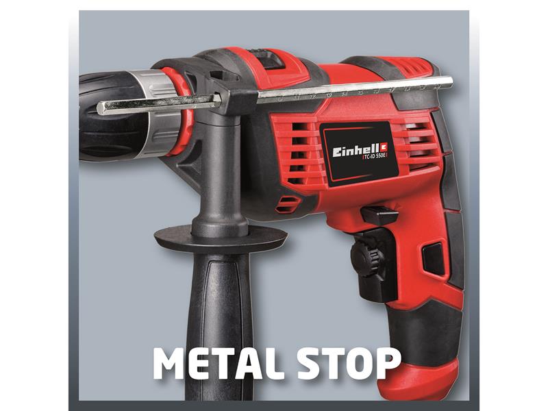 Einhell Impact Drill 550W 240V 13 mm Quick Action Chuck EINTCID550E