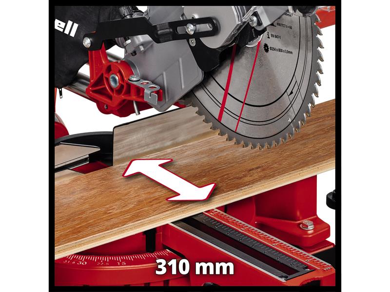 Einhell Sliding Mitre Saw 254mm 1900W 240V With Underframe EINTCSM25312