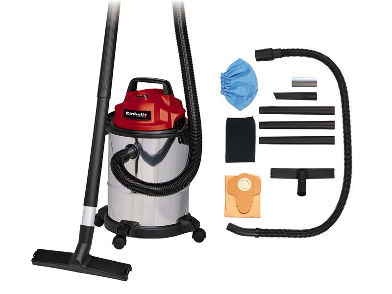Einhell Wet Dry Vacuum Cleaner 15 litre 1250W 240V Hose 36mm 150cm TC-VC 1815 S