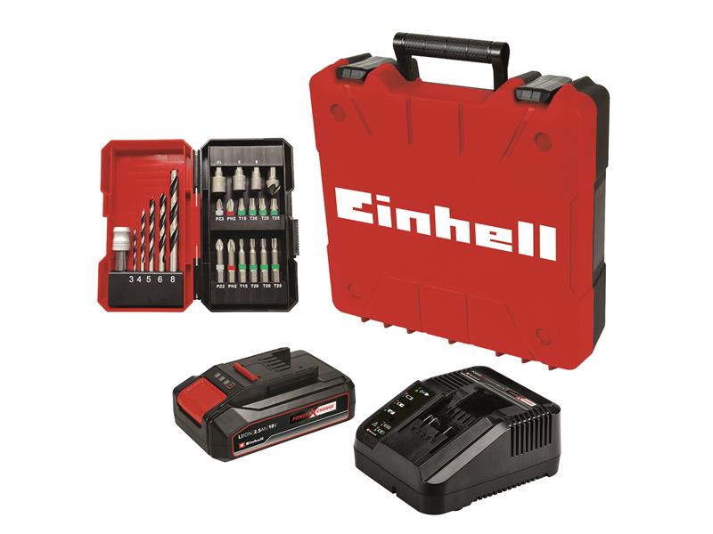Einhell TE-CD 18/2 Li-I + 22 Power X-Change Combi Drill 18V 1 x 2.5Ah Li-ion EINTECD182K