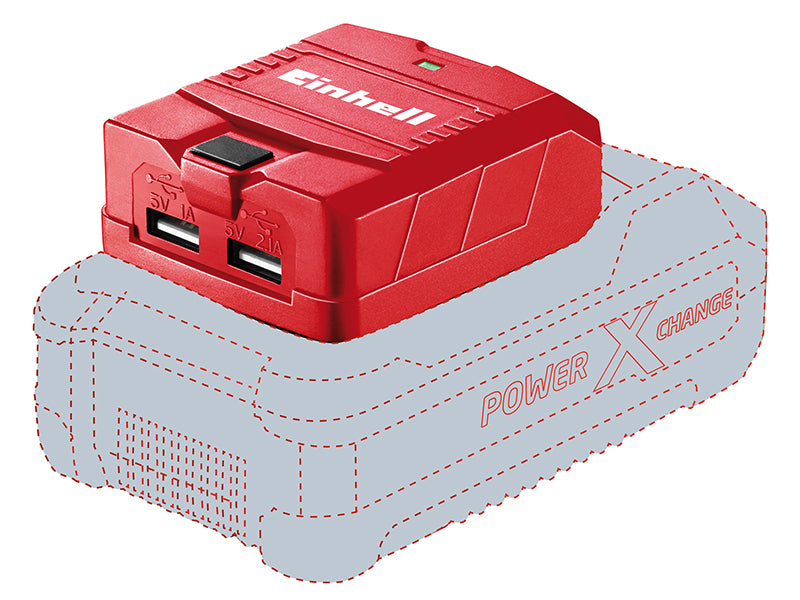 Einhell TE-CP 18 Li USB-Solo Power X-Change Battery Adaptor 18V Li-ion EINTECP18LI