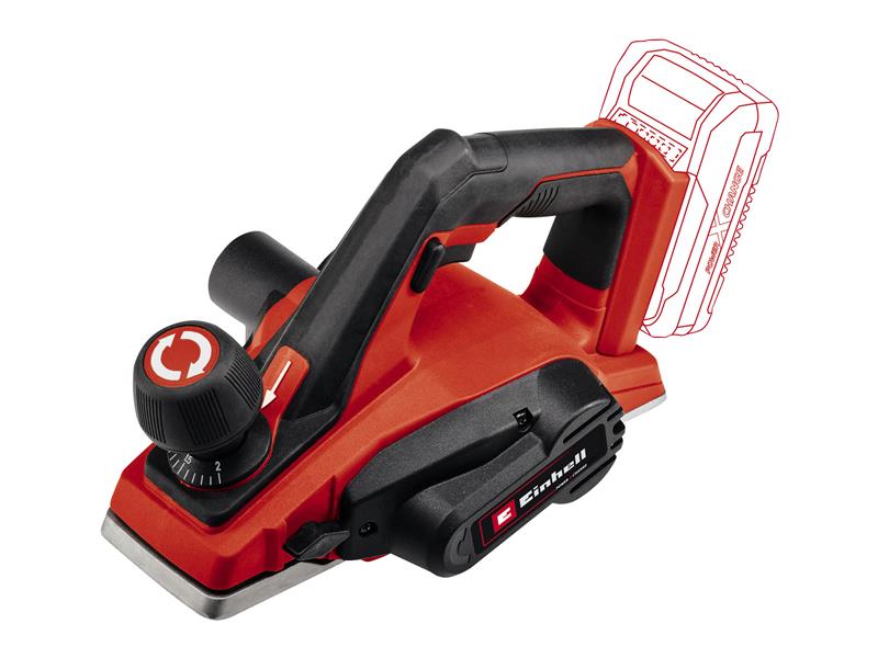 Einhell Li Solo Planer 18V Bare Unit Cut Depth 2mm Rebate Depth 8mm TE-PL 18/82