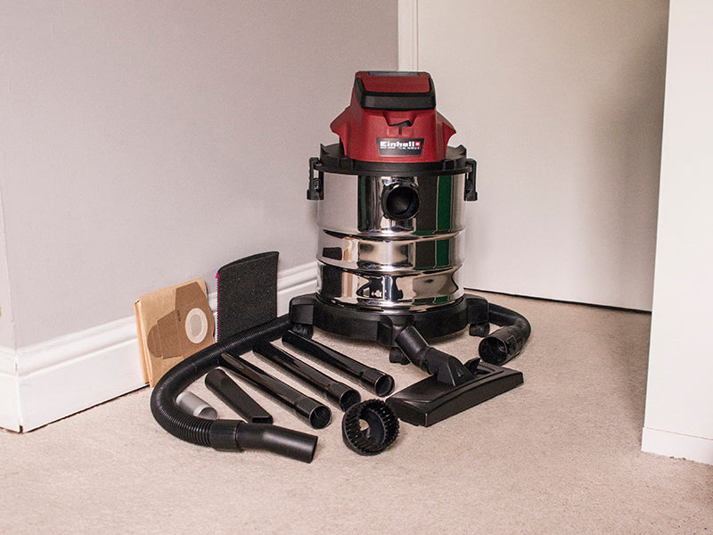 Einhell TC-VC 18/20 Li Power X-Change Cordless Wet & Dry Vacuum 18V 1 x 3.0Ah Li-ion EINTEVC1820C