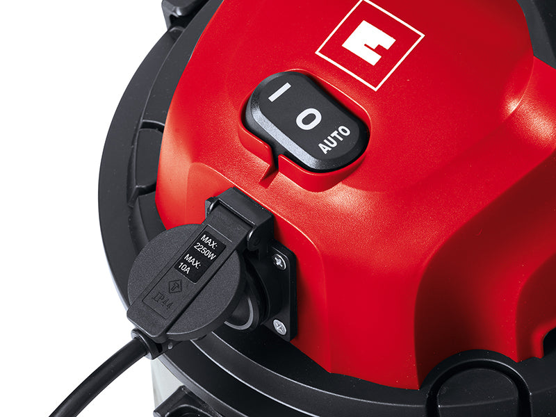 Einhell TE-VC 1930 SA Wet & Dry Vacuum with Power Take Off 30 litre 1500W 240V EINTEVC1930S