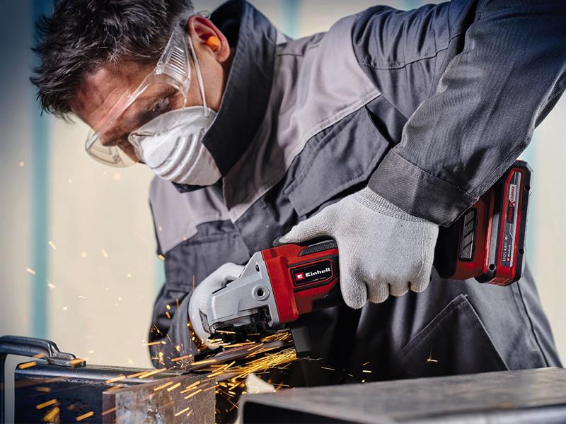 Einhell Li-Solo Angle Grinder 18V Bare Unit Disc 125mm 10,500 rpm EINTPAG125N