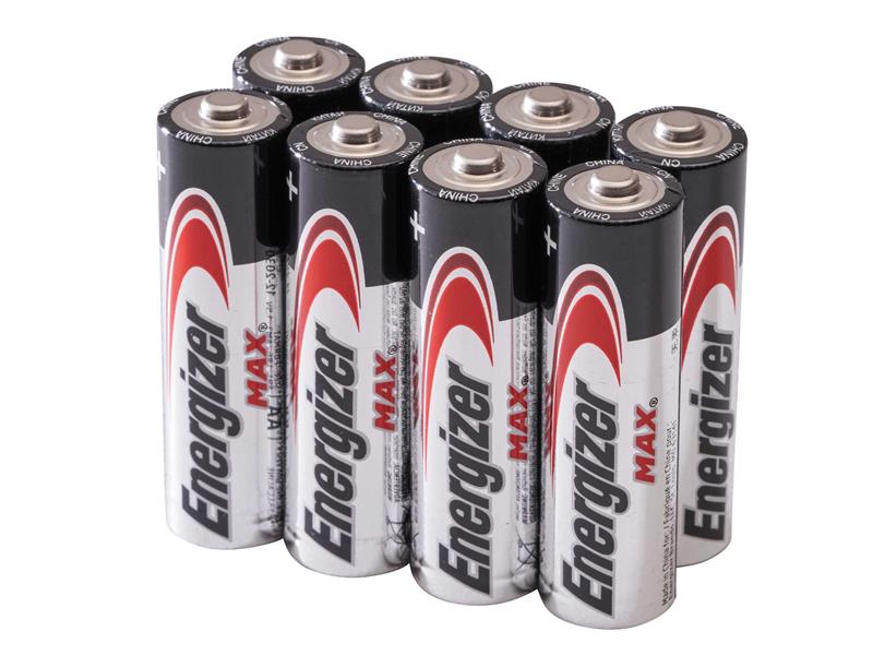 Energizer MAX AA Alkaline Batteries Pack 4 + 4 Free ENGMAXPAA8
