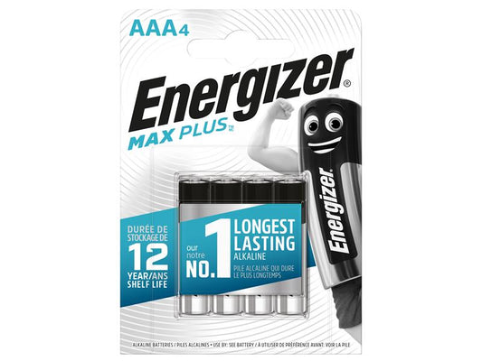 Energizer® MAX PLUS™ AAA Alkaline Batteries (Pack 4) ENGMAXPAAA4
