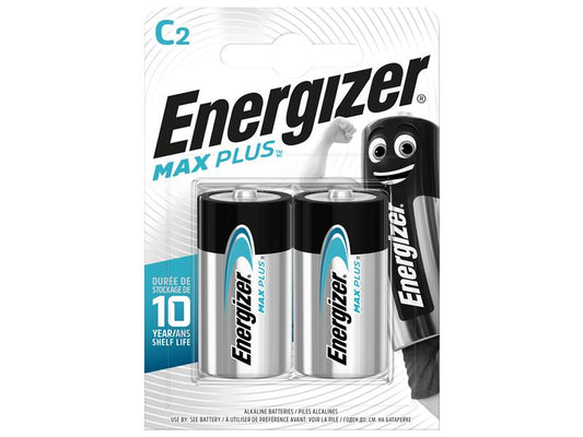 Energizer® MAX PLUS™ C Alkaline Batteries (Pack 2) ENGMAXPC2