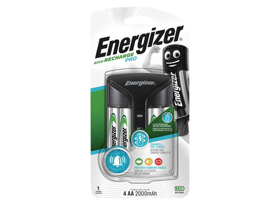 Energizer® Pro Charger plus 4 x AA 2000 mAh Batteries ENGPROCHARGE