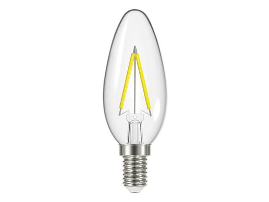 Energizer® LED SES (E14) Candle Filament Dimmable Bulb, Warm White 470 lm 4.8W ENGS12856