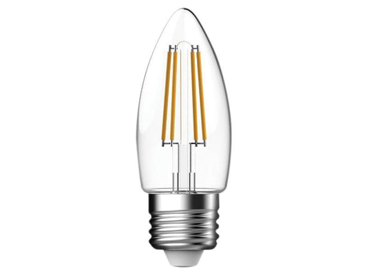 Energizer® LED ES (E27) Candle Filament Non-Dimmable Bulb, Warm White 470 lm 4W ENGS12870