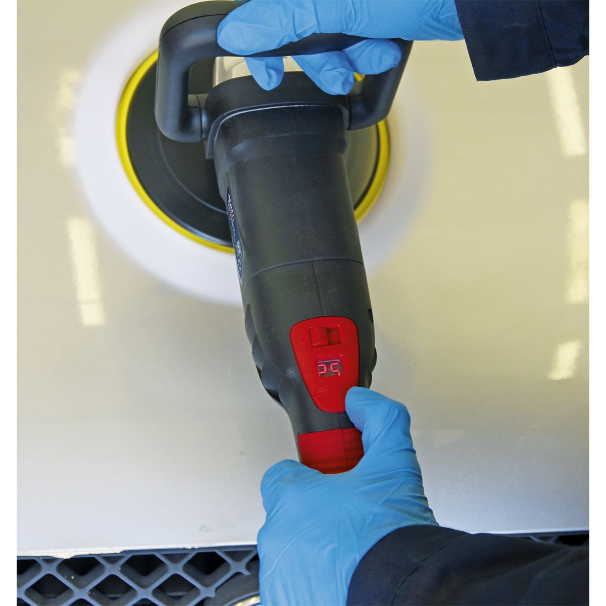 Sealey Polisher Digital �180mm 1100W/230V Lightweight ER1700PD