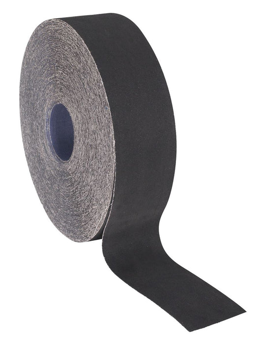 Sealey Emery Roll Blue Twill 50mm x 50m 80Grit ER505080