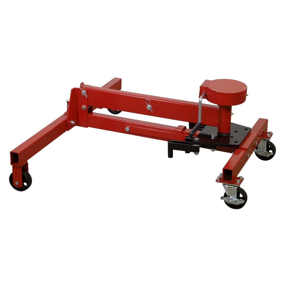Sealey Folding 360� Rotating Engine Stand with Geared Handle Drive, 450kg Capacity ES480D
