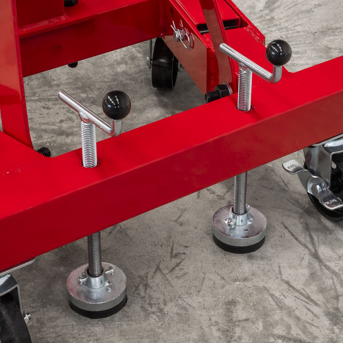 Sealey Folding 360 Rotating Engine Stand with Geared Handle Drive 680kg ES680D