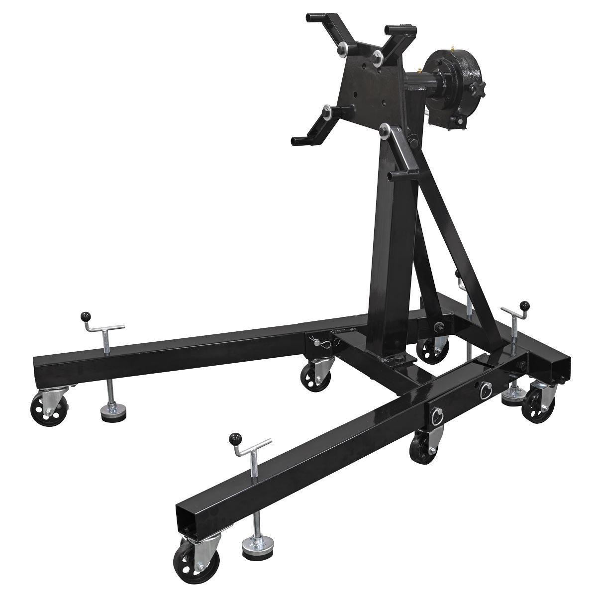 Sealey Folding 360 Rotating Engine Stand with Geared Handle Drive 680kg ES680D