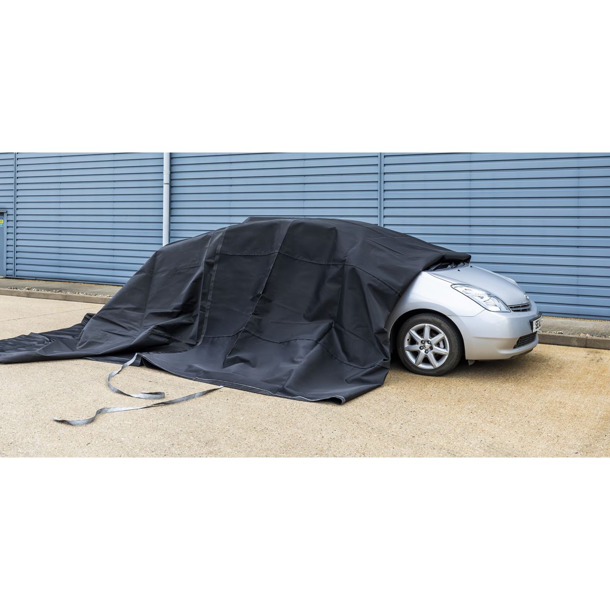 Sealey Electric Vehicle Fire Safety Blanket High Silica PU Coated 6 x 8m EV1000