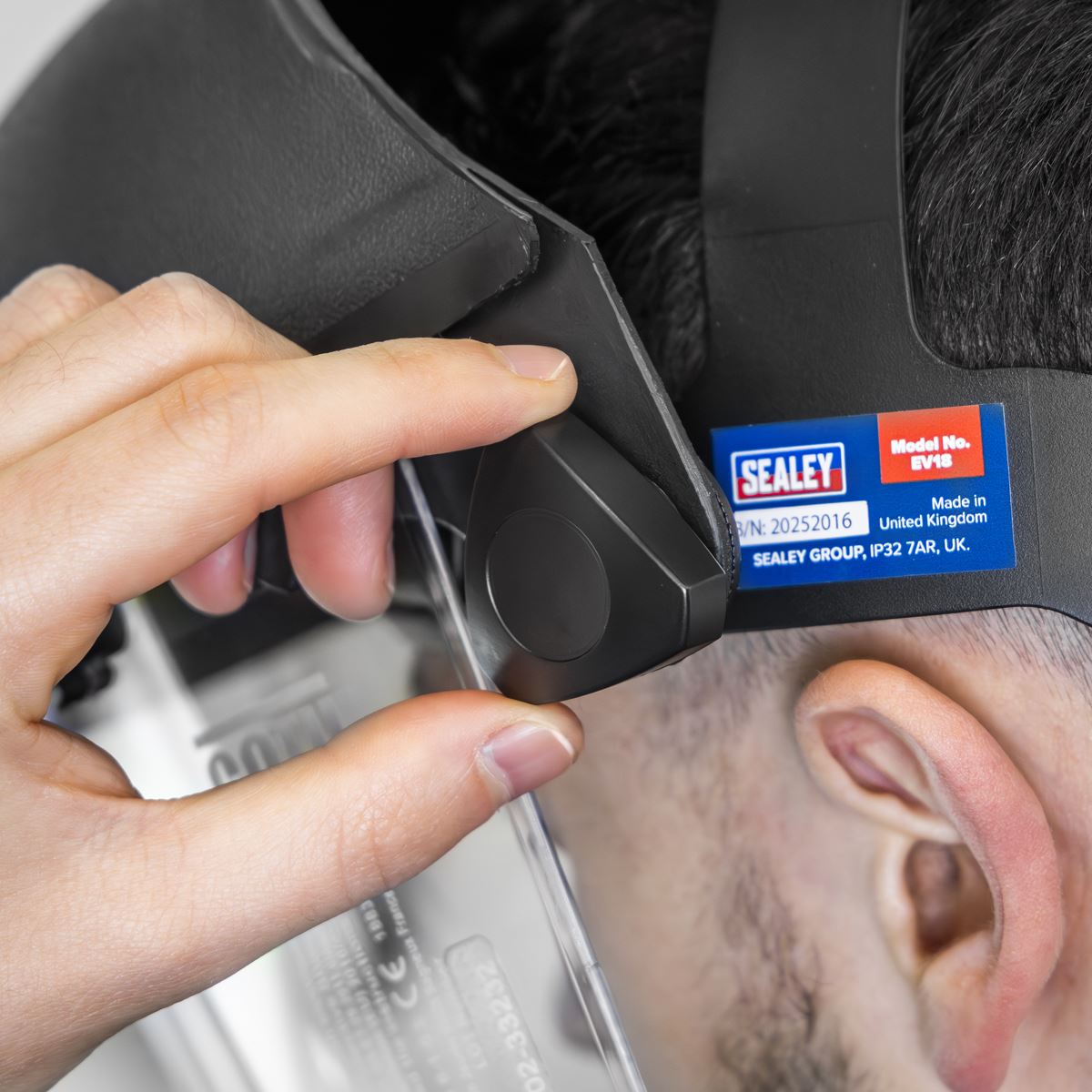 Sealey Arc Flash Face Shield For short Circuits On Live Electrical Systems EV18