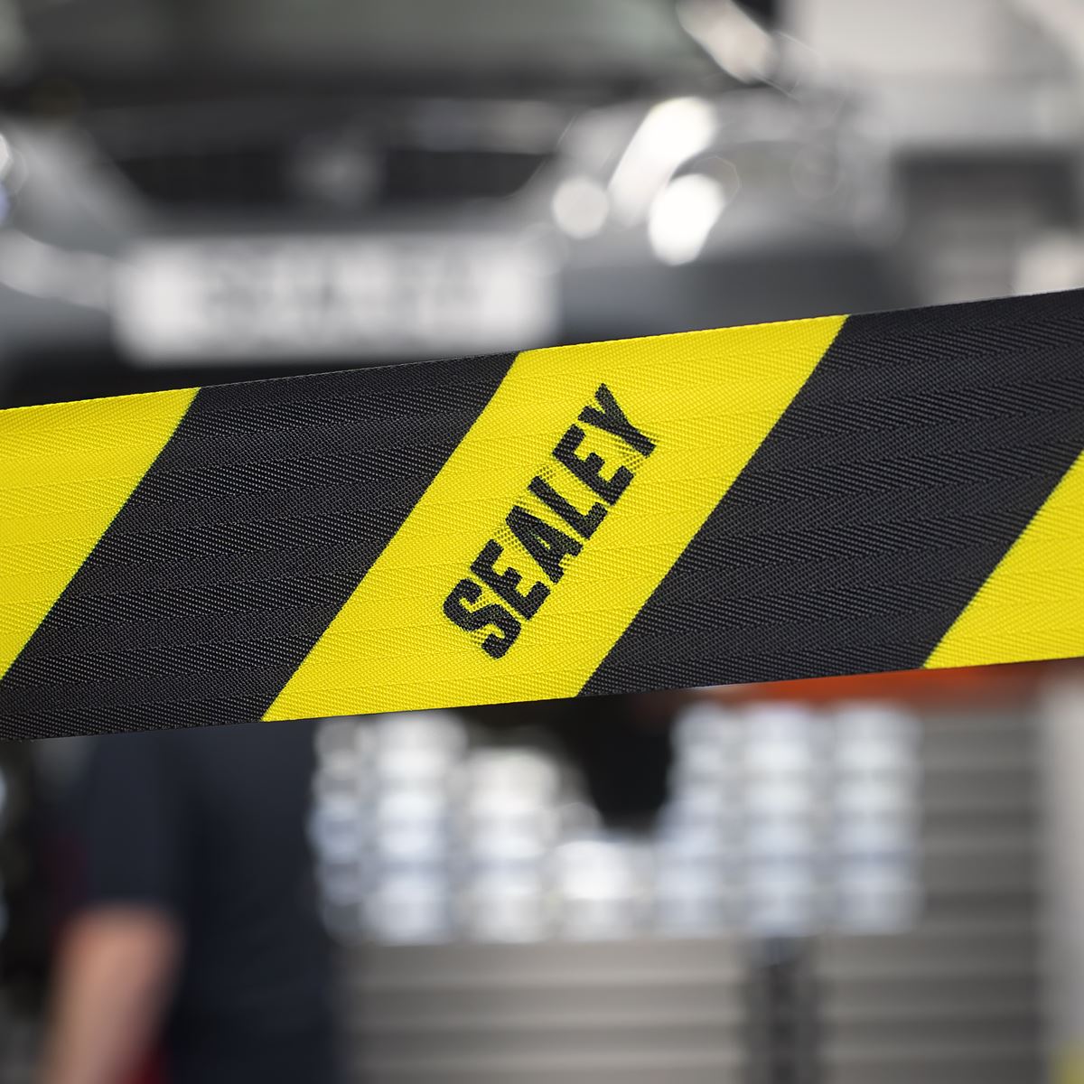 Sealey Wall Mounting Retractable Safety Belt Barrier With Steel Bracket EV22