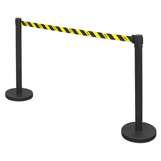 Sealey Retractable Safety Belt Barrier Post Set of 2 For Electric Vehicle EV23