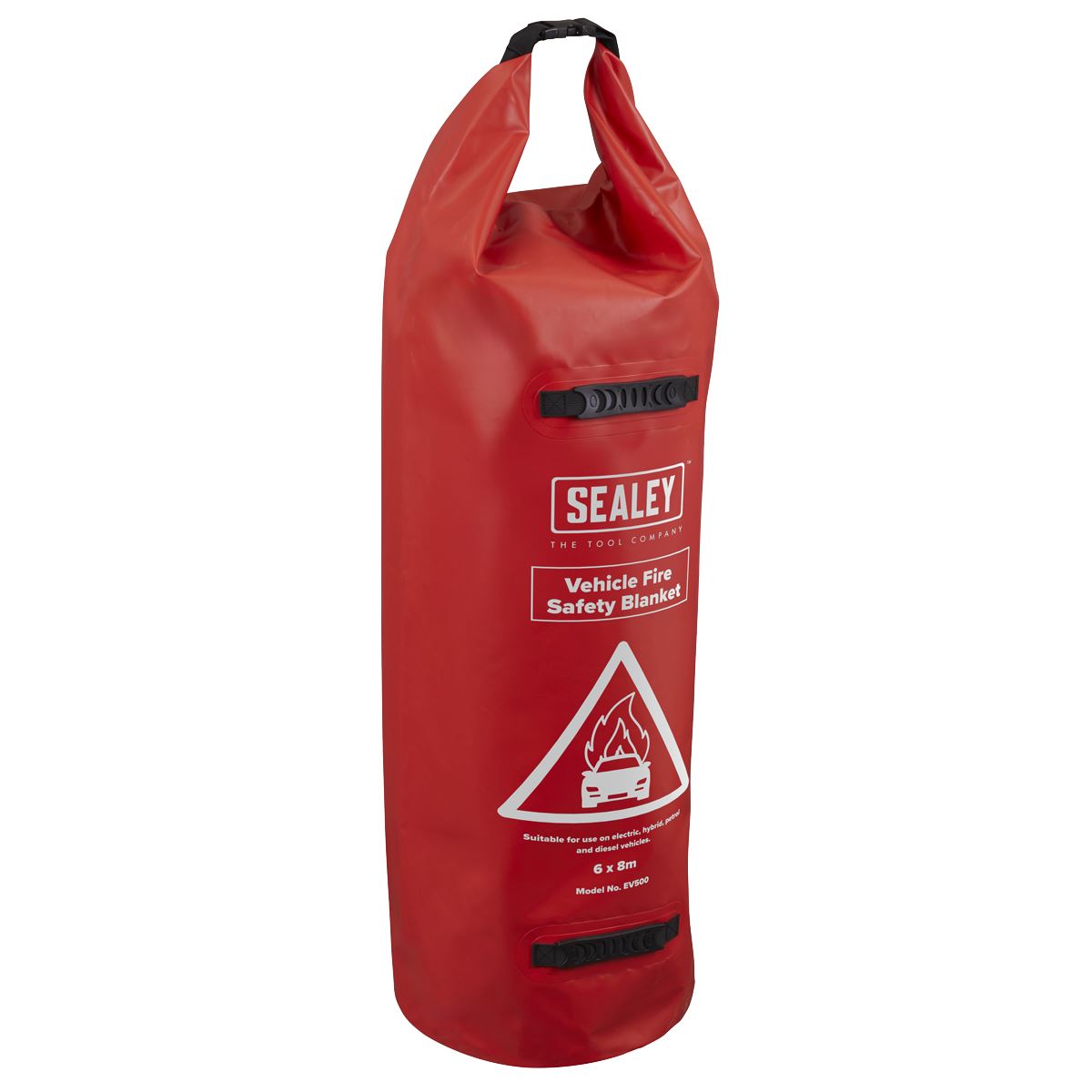 Sealey Electric Vehicle Fire Safety Blanket Silicone Coated 6 x 8m EV500