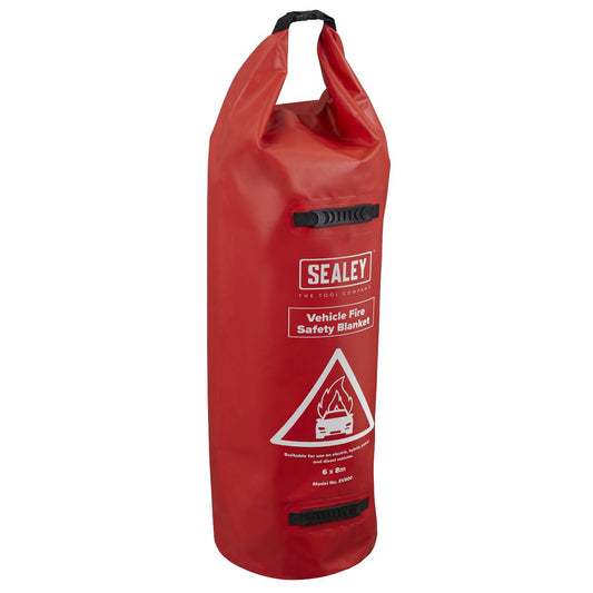 Sealey Electric Vehicle Fire Safety Blanket Silicone Coated 6 x 8m EV500