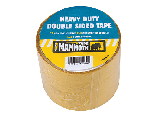 Everbuild Sika Heavy-Duty Double-Sided Tape 50mm x 5m EVB2HDDST50