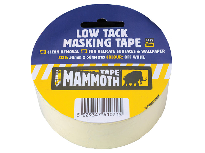 Everbuild Sika Low Tack Masking Tape 25mm x 25m EVB2LOWMT25