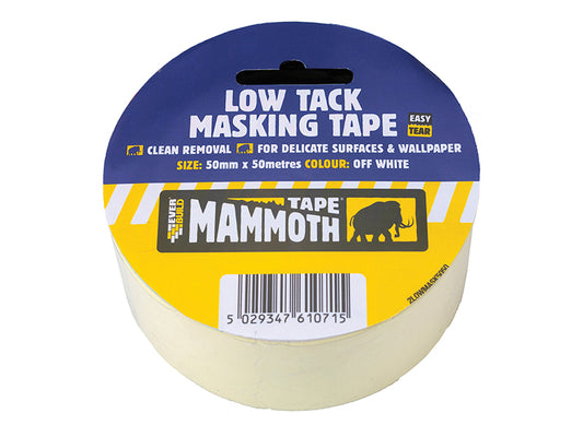 Everbuild Sika Low Tack Masking Tape 50mm x 25m EVB2LOWMT50