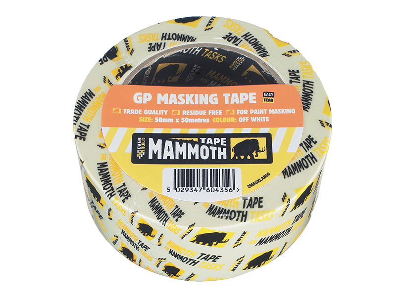 Everbuild Sika Mammoth Retail Masking Tape 19mm x 50m EVB2MT19