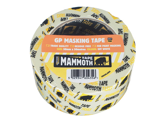 Everbuild Sika Mammoth Retail Masking Tape 19mm x 50m EVB2MT19