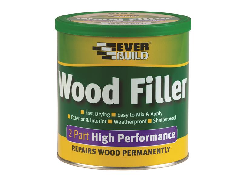 Everbuild 2-Part High-Performance Wood Filler Medium Stainable 1.4kg EVB2PMED14