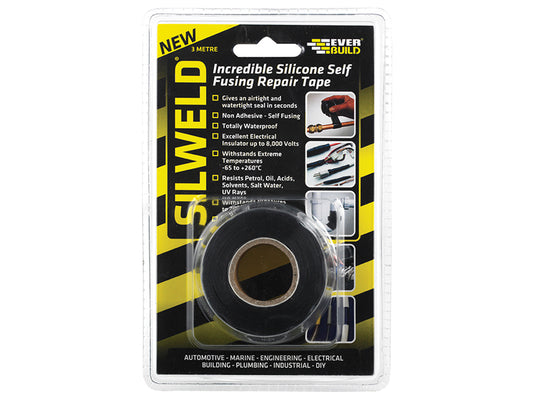 Everbuild Sika Silweld Tape 3m Black EVB2SWELDBK