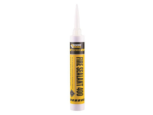 Everbuild Sika Tecnic Fire Sealant 400 Black 380ml EVB400BK