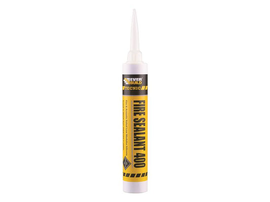 Everbuild Sika Tecnic Fire Sealant 400 White 380ml EVB400WE