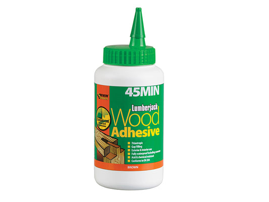 Everbuild Sika Lumberjack® 45 Min PU Wood Adhesive Liquid 750g EVB45MINPU7