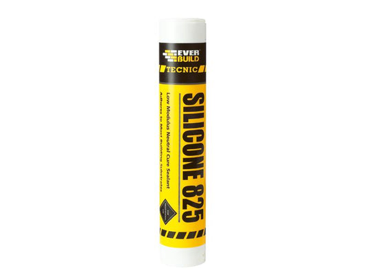 Everbuild Sika 825 Tecnic Silicone 380ml Anthracite EVB825ANTH