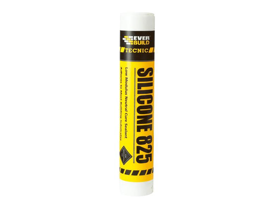 Everbuild Sika 825 Tecnic Silicone 380ml Buff EVB825BUFF
